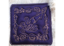 Stickdatei - Quiltblock Tintenfisch